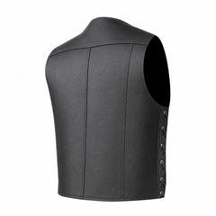 Moto Gilet in pelle S-tech 1150 FIBBIE Vintage Custom Café Race ST