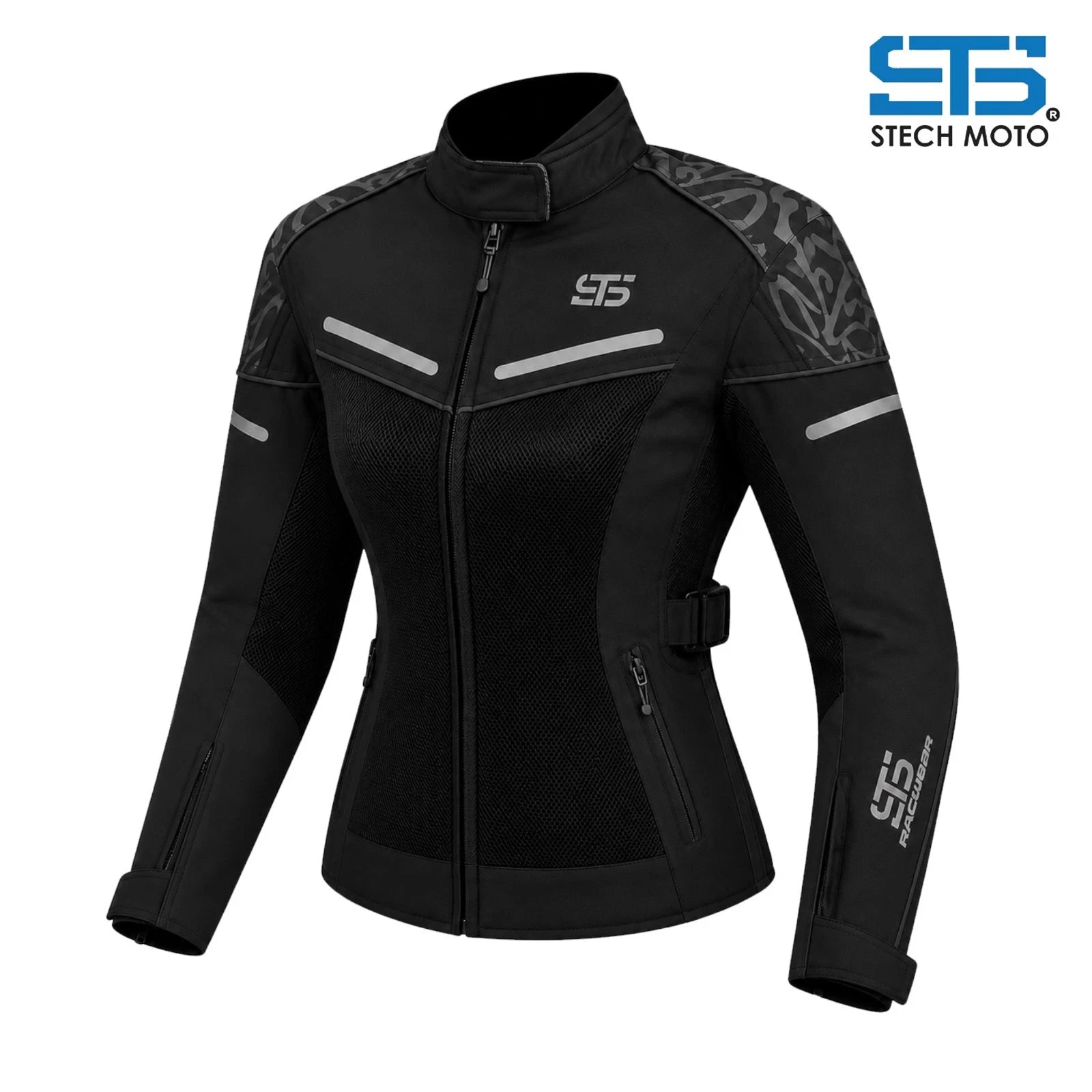 Giubbotto Moto estivo in tessuto da donna S-tech ST 001 AIR H2Out e 2 strati ST