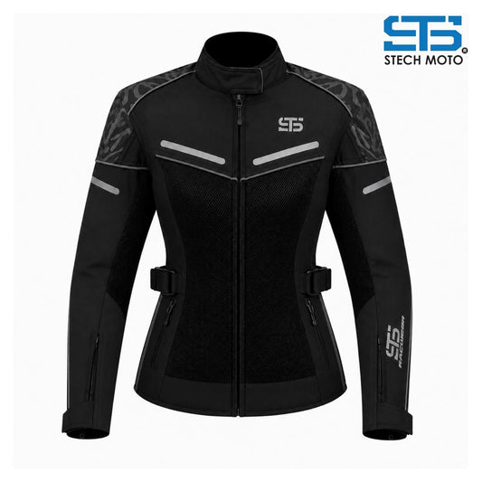Giubbotto Moto estivo in tessuto da donna S-tech ST 001 AIR H2Out e 2 strati ST