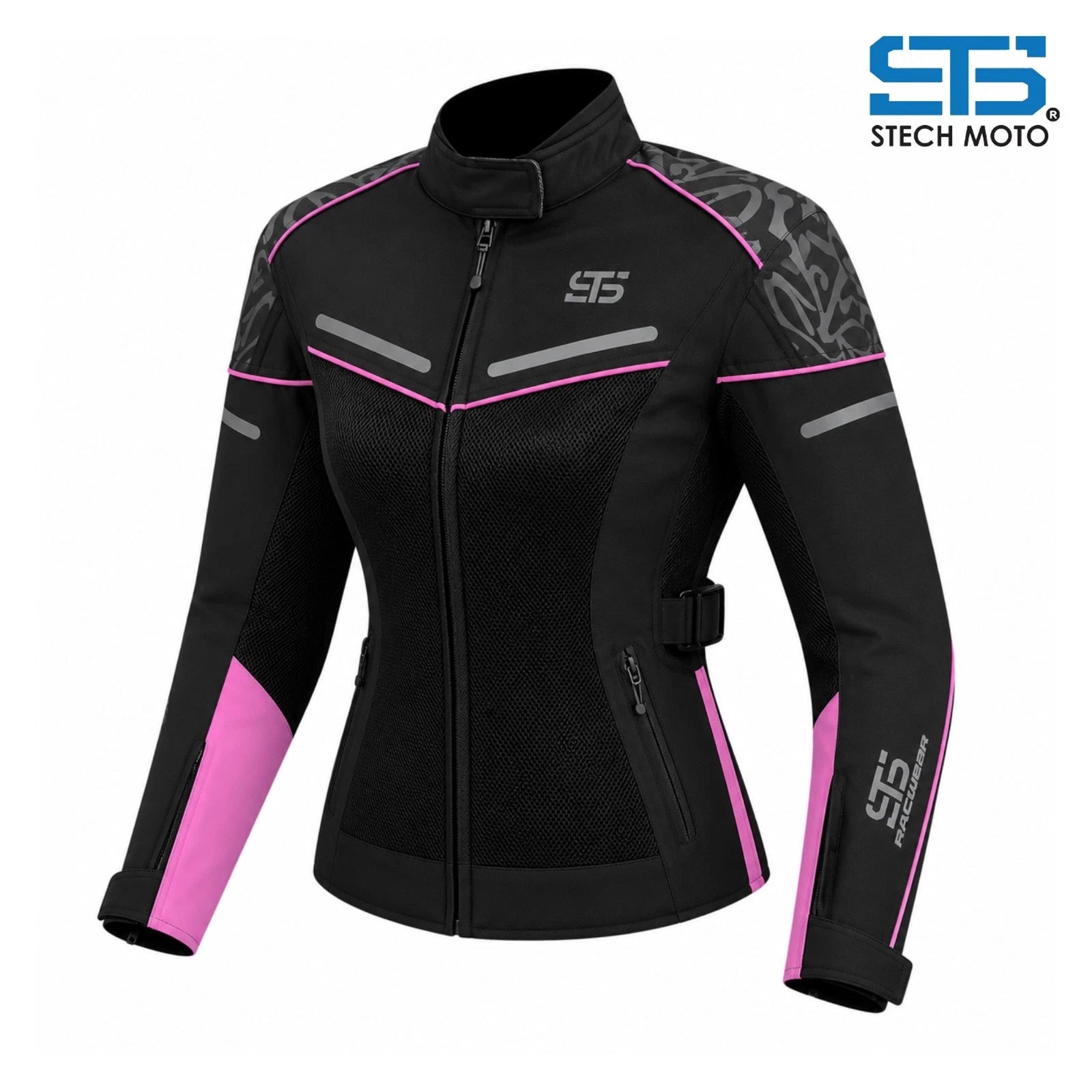 Giubbotto Moto estivo in tessuto da donna S-tech ST 001 AIR H2Out e 2 strati ST