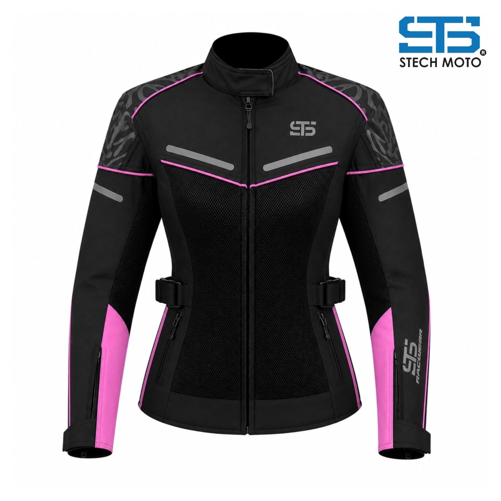 Giubbotto Moto estivo in tessuto da donna S-tech ST 001 AIR H2Out e 2 strati ST