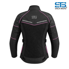 Giubbotto Moto estivo in tessuto da donna S-tech ST 001 AIR H2Out e 2 strati ST