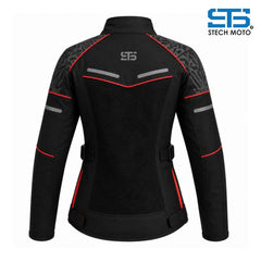 Giubbotto Moto estivo in tessuto da donna S-tech ST 001 AIR H2Out e 2 strati ST