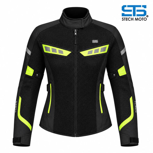 Moto giubbotto estivo da donna S-tech 851 AIR H2Out e 2 strati ST