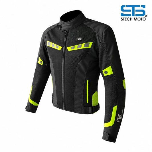 Moto giacca in tessuto estivo da uomo S-tech ST 851 AIR H2Out 2 Strati ST