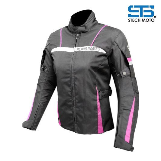 Moto giacca in tessuto da donna Aquila A 855 Alfa Romeo H2Out 3-strati 4-stagioni Aquila