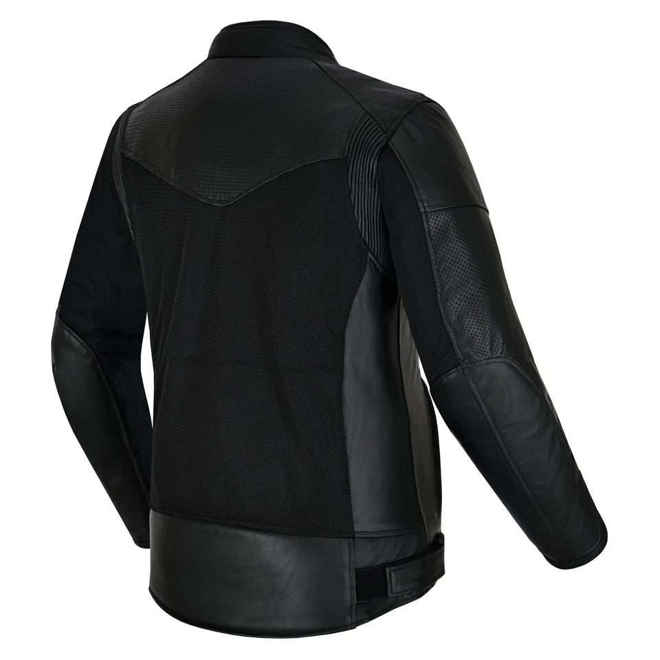 Moto giacca estivo in pelle e tessuto Stechmoto ST 1730 AIR Waves custom vintage Cafe Race ST