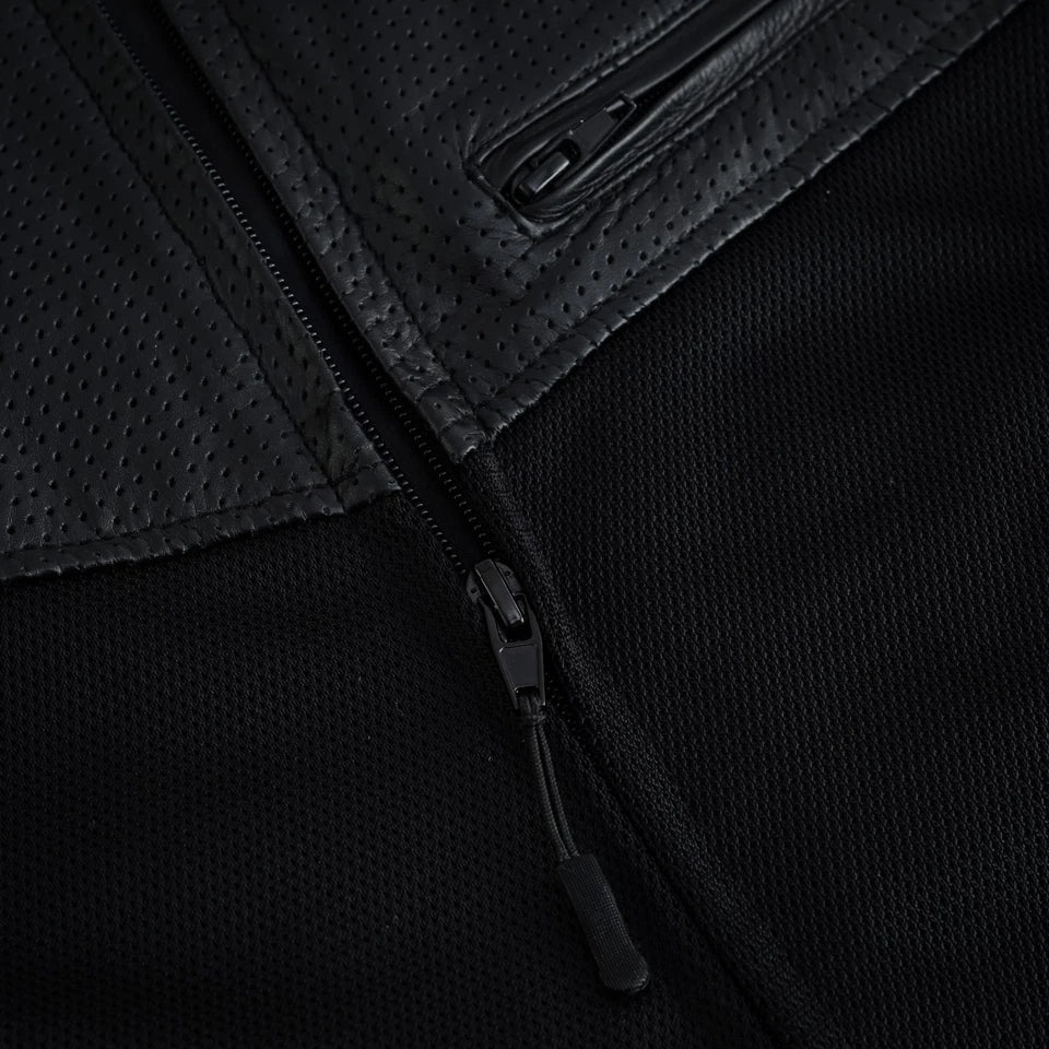 Moto giacca estivo in pelle e tessuto Stechmoto ST 1730 AIR Waves custom vintage Cafe Race ST