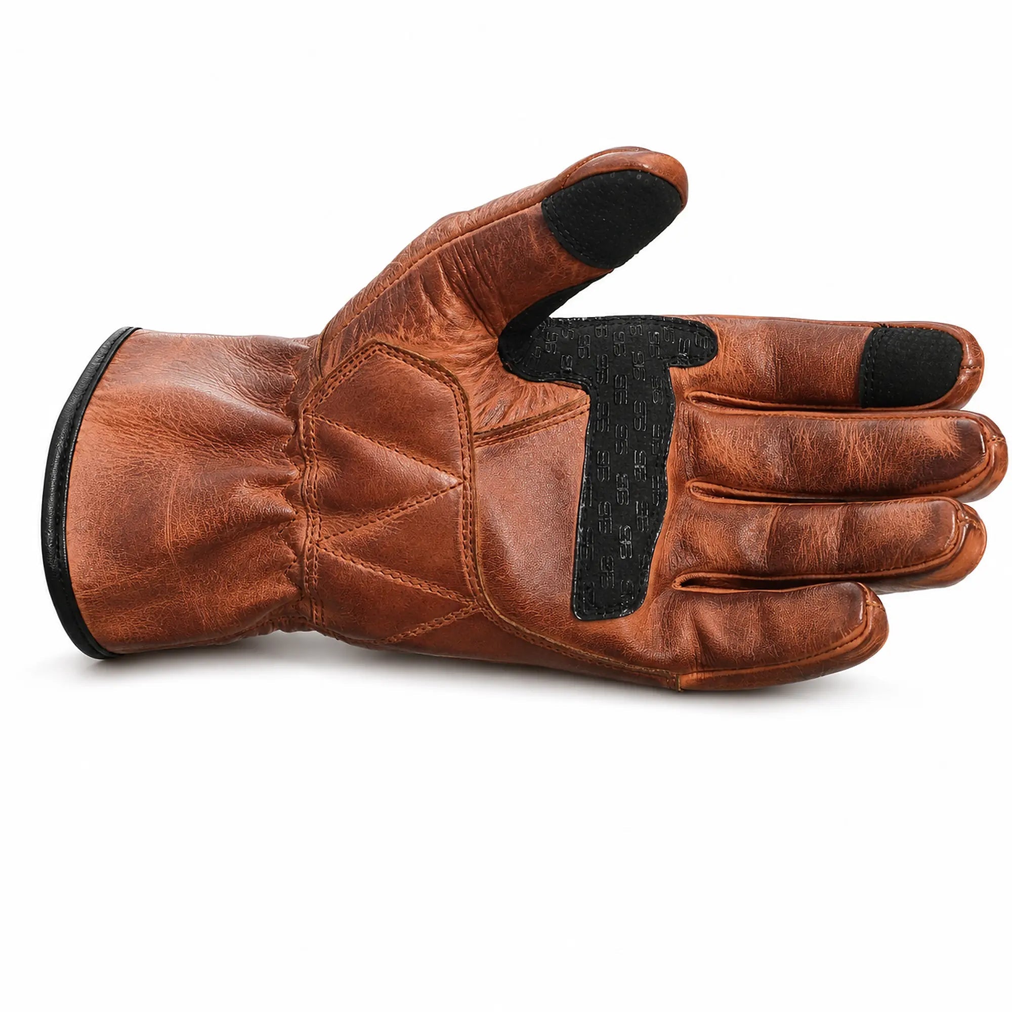 Moto Guanti in Pelle S-tech ST 1715 Neo-Phill  Cafè Race Custom e Vintaggio ST