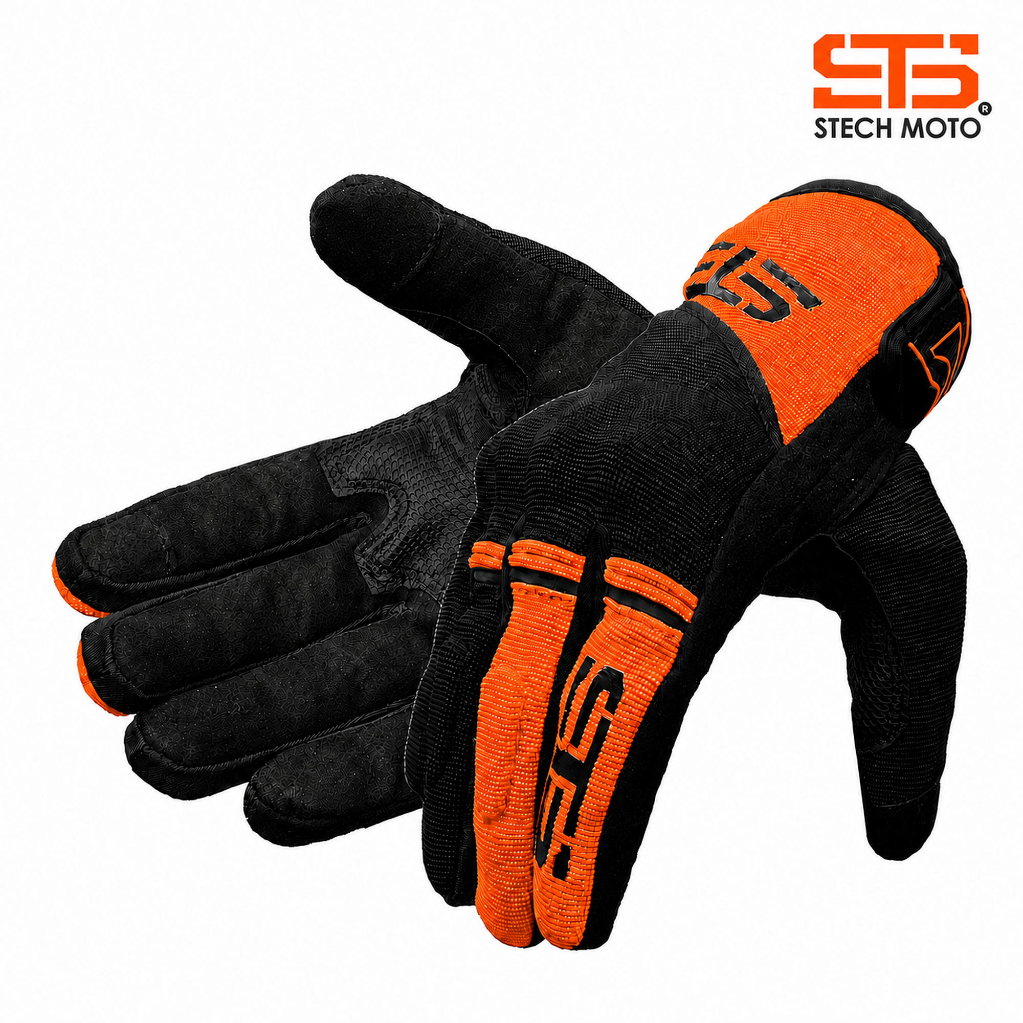 Moto Guanti tessuto S-tech F-835 Matt Moto cross Enduro Off-Road ST