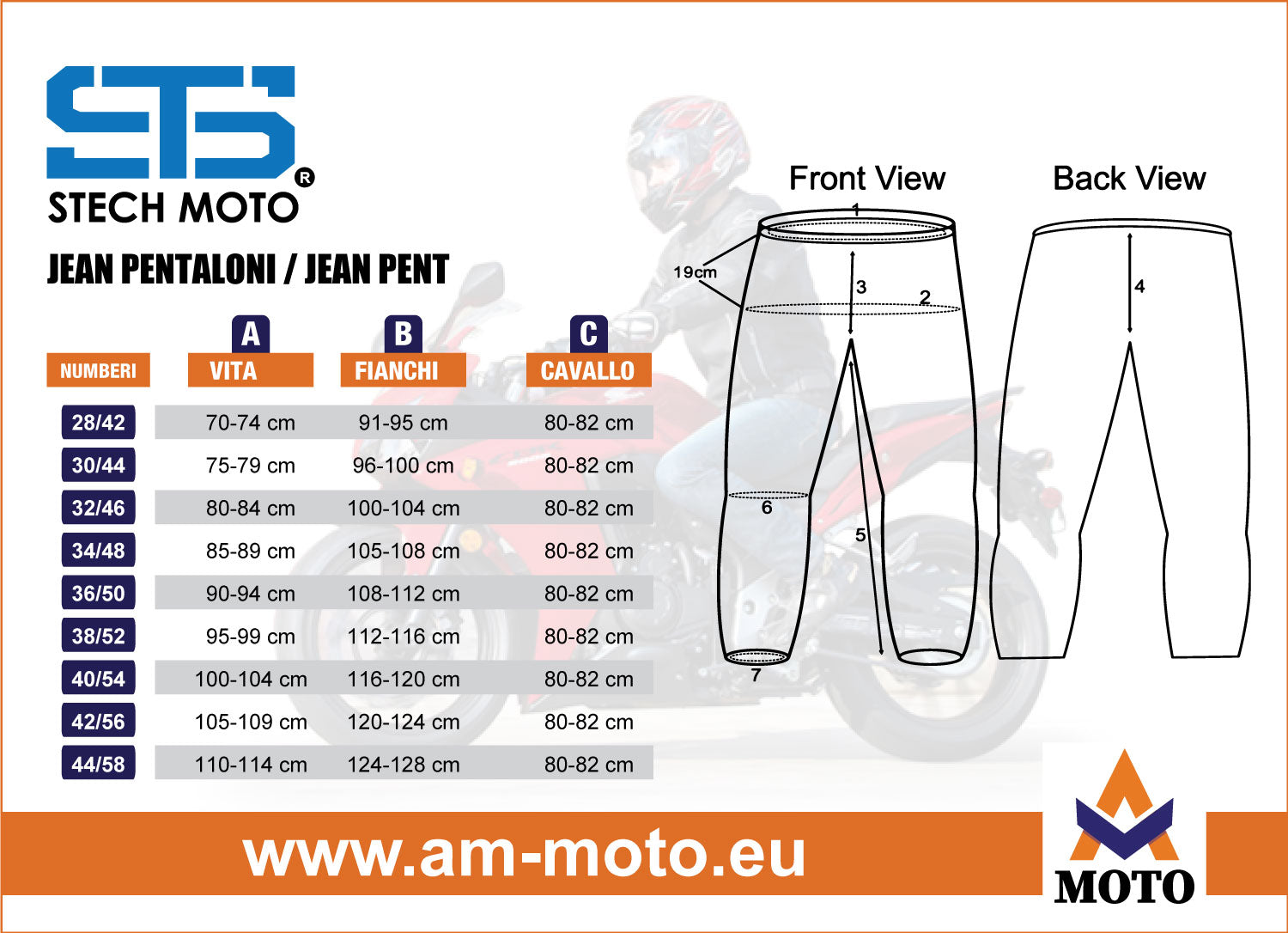 Am Moto-Abbigliamento Moto