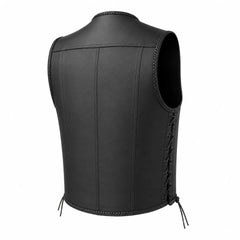 Moto Gilet in pelle S-tech ST 1110 FIBBIE-GW Vintage Custom Café Race ST