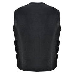 Moto Gilet in pelle S-tech ST 1121 Vintage Custom & Café Race ST