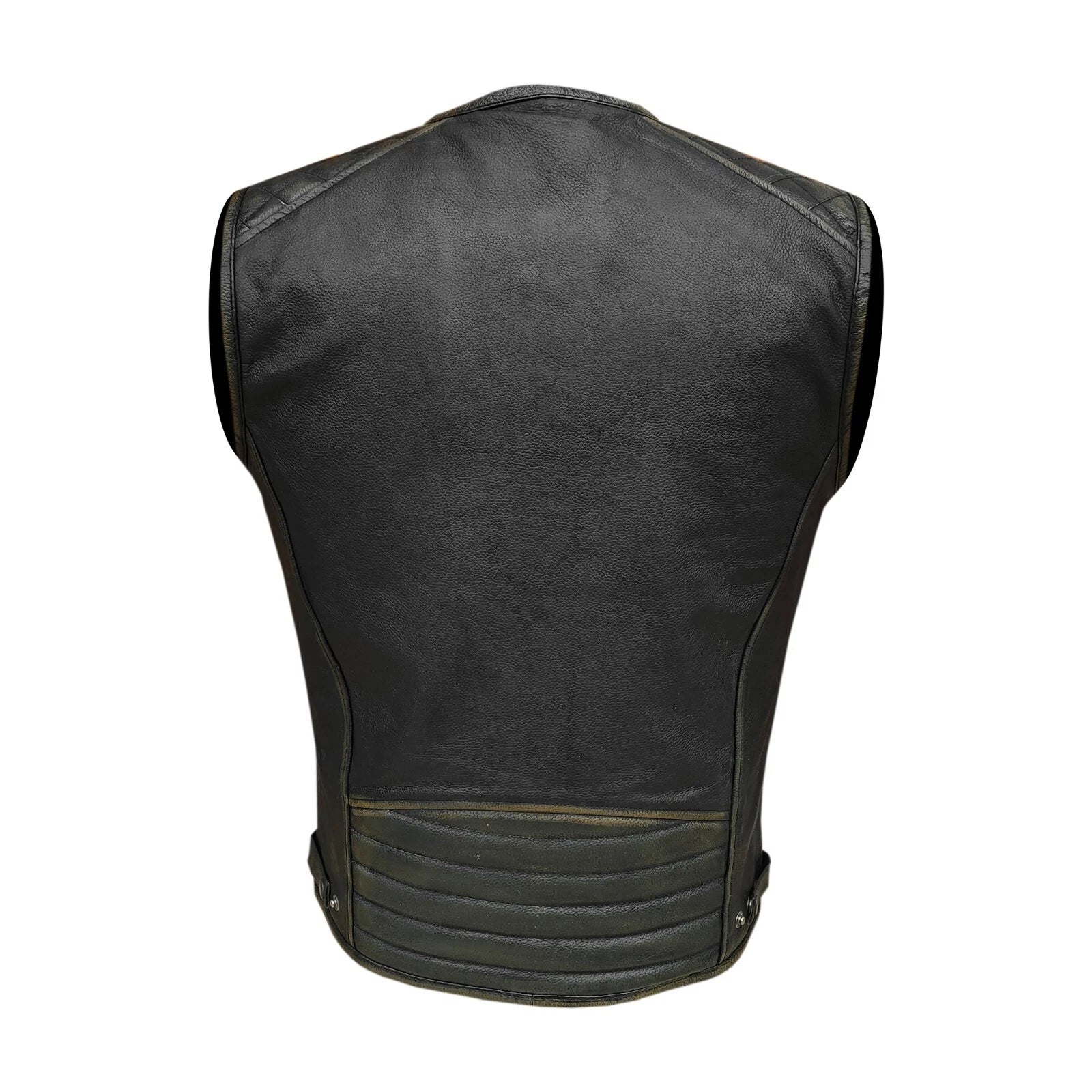 Moto Gilet in pelle da Uomo Stechmoto ST 1170  Vintage Custom & Café Race ST