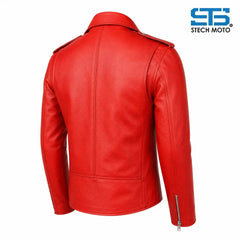 Giacca in pelle da Uomo S-tech ST 1530 Brando Vintage Custom & Café Race ST