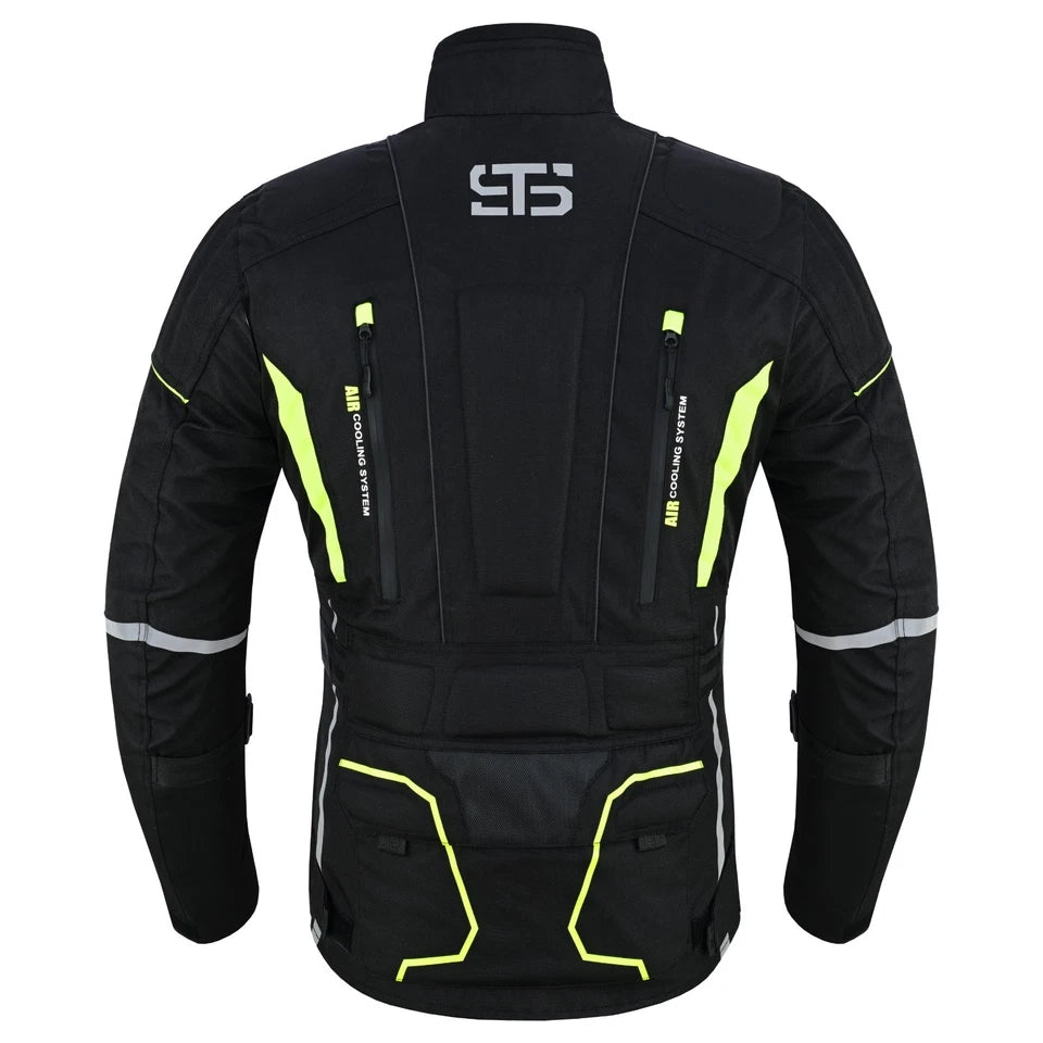 Moto giubbotto in tessuto Stechmoto ST 825 Volcano H2Out 3 Strati e 4 Stagione ST