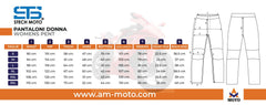 Moto Pantaloni in tessuto da donna S-tech ST 815 Venom-X H2Out 3 Strati 4 Stagione ST