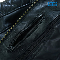 Giacca da moto in Pelle Stechmoto ST 1770 Flesh Custom Vintage e Café Race - Am Moto-Abbigliamento Moto