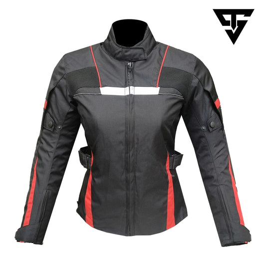 Giacca Moto in tessuto da donna Aquila A 855 Alfa Romeo H2Out 3-strati 4-stagioni - Am Moto-Abbigliamento Moto