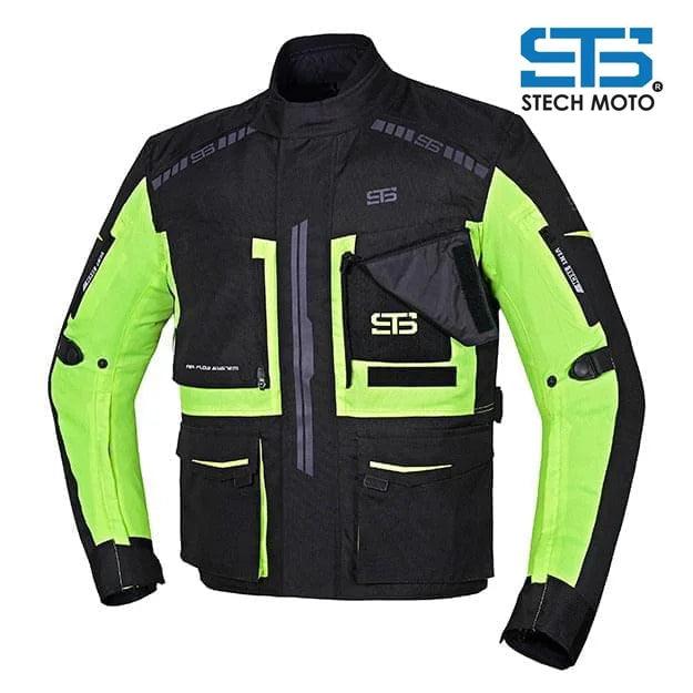 Giacca Moto in tessuto da uomo Stechmoto ST 835 Air H2O Tech per tutte le stagione - Am Moto-Abbigliamento Moto