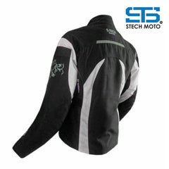 Giubbotto moto in tessuto da donna Stechmoto ST 840 H2O Tech Tre strati 4-stagioni - Am Moto-Abbigliamento Moto