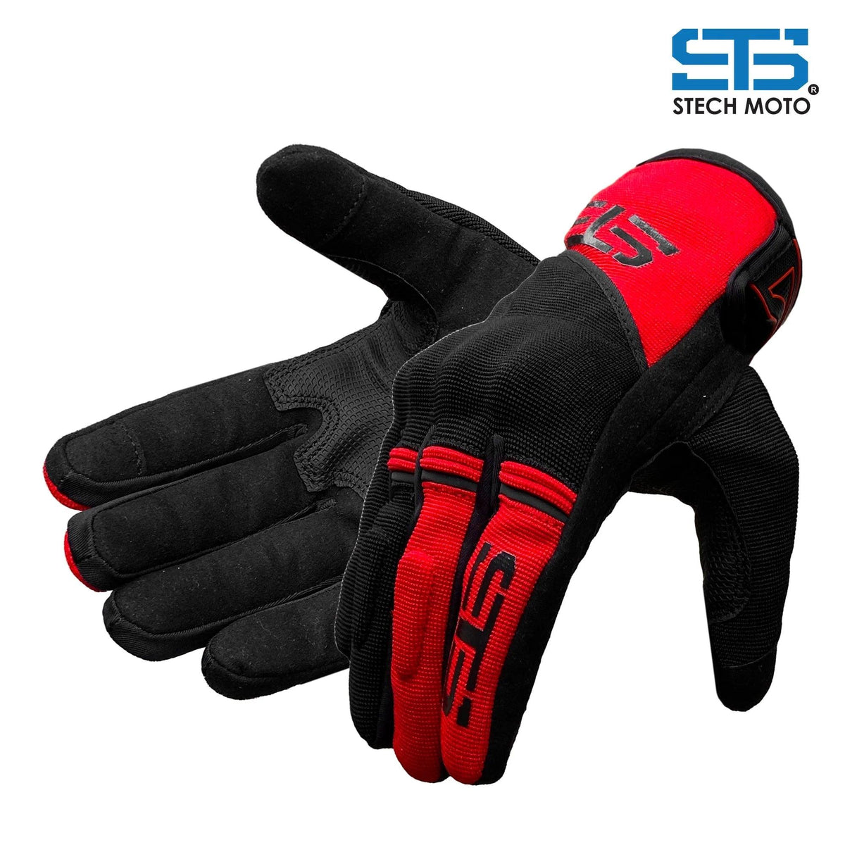 Guanti da Moto in tessuto Stechmoto F-835 Matt | Guanti da Moto cross Enduro Off-Road - Am Moto-Abbigliamento Moto