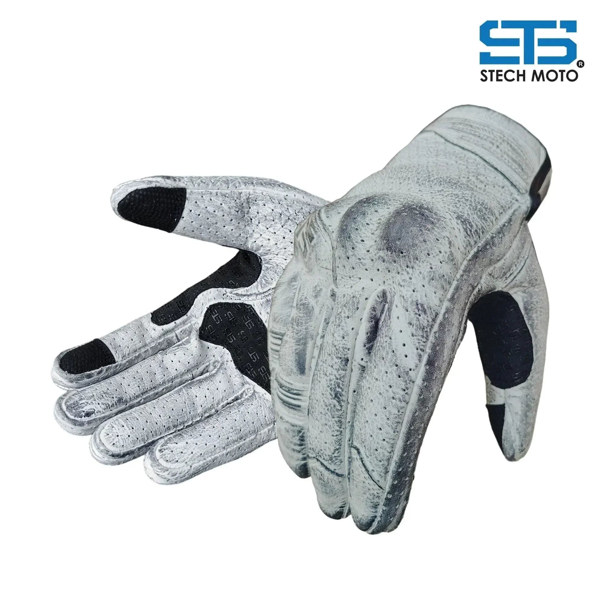 helstons handschuhe größentabelle Motorrad-Lederhandschuhe Stechmoto ST 1715 Neo-Phill Cafè Race, Custom