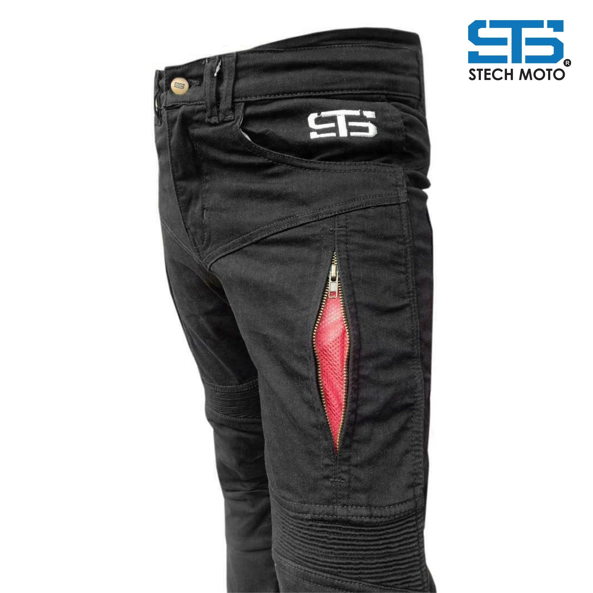 Jeans da Moto pantaloni tecnico Stechmoto ST 666 Falcon con Aramide - Am Moto-Abbigliamento Moto