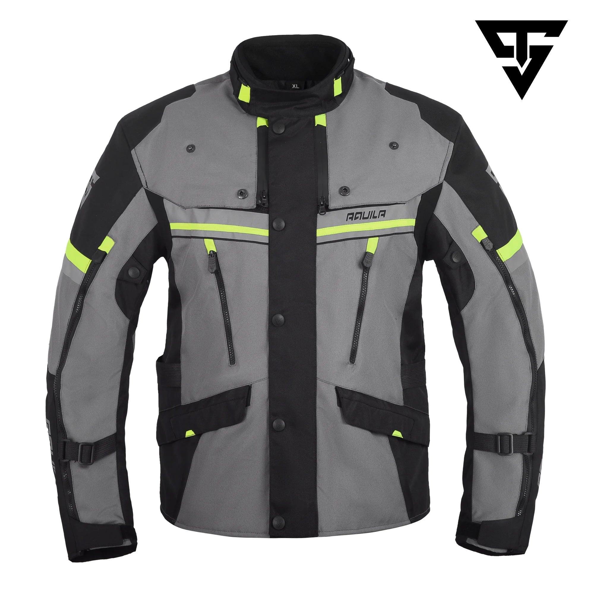 Giacca Moto Aqua Dry Giacca Moto Uomo Jet Impermeabile Cordura