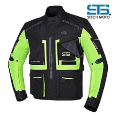 Moto giacca in tessuto da uomo Stechmoto ST 835 Air H2O Tech 4 Stagione - Am Moto-Abbigliamento Moto