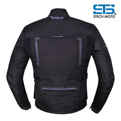 Moto giacca in tessuto da uomo Stechmoto ST 835 Air H2O Tech 4 Stagione - Am Moto-Abbigliamento Moto