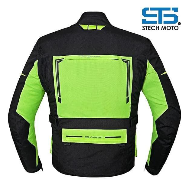 Moto giacca in tessuto da uomo Stechmoto ST 835 Air H2O Tech per tutte le stagione - Am Moto-Abbigliamento Moto