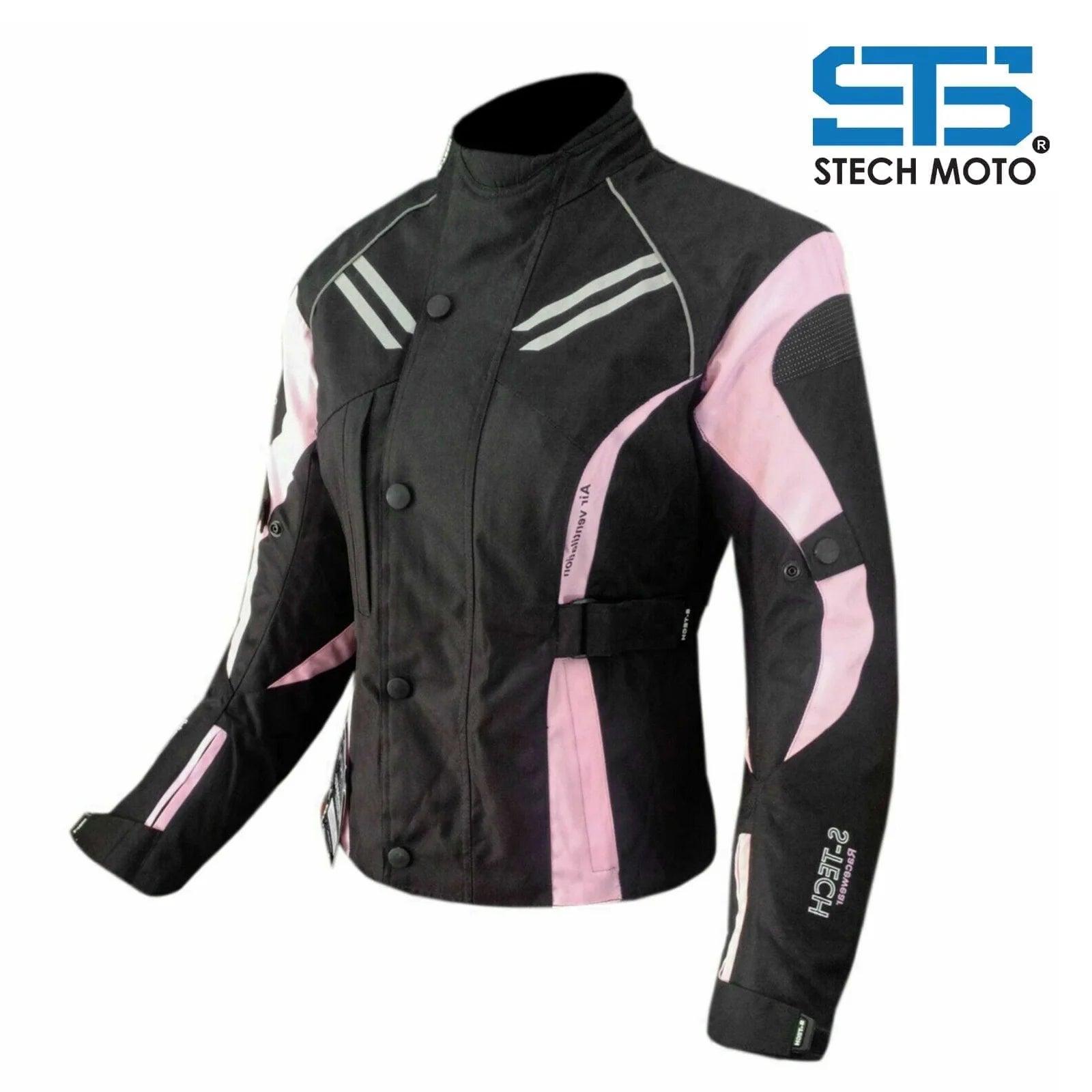 Moto Giubbotto in tessuto da donna Stechmoto ST 840 H2O Tech Tre strati 4-stagioni - Am Moto-Abbigliamento Moto