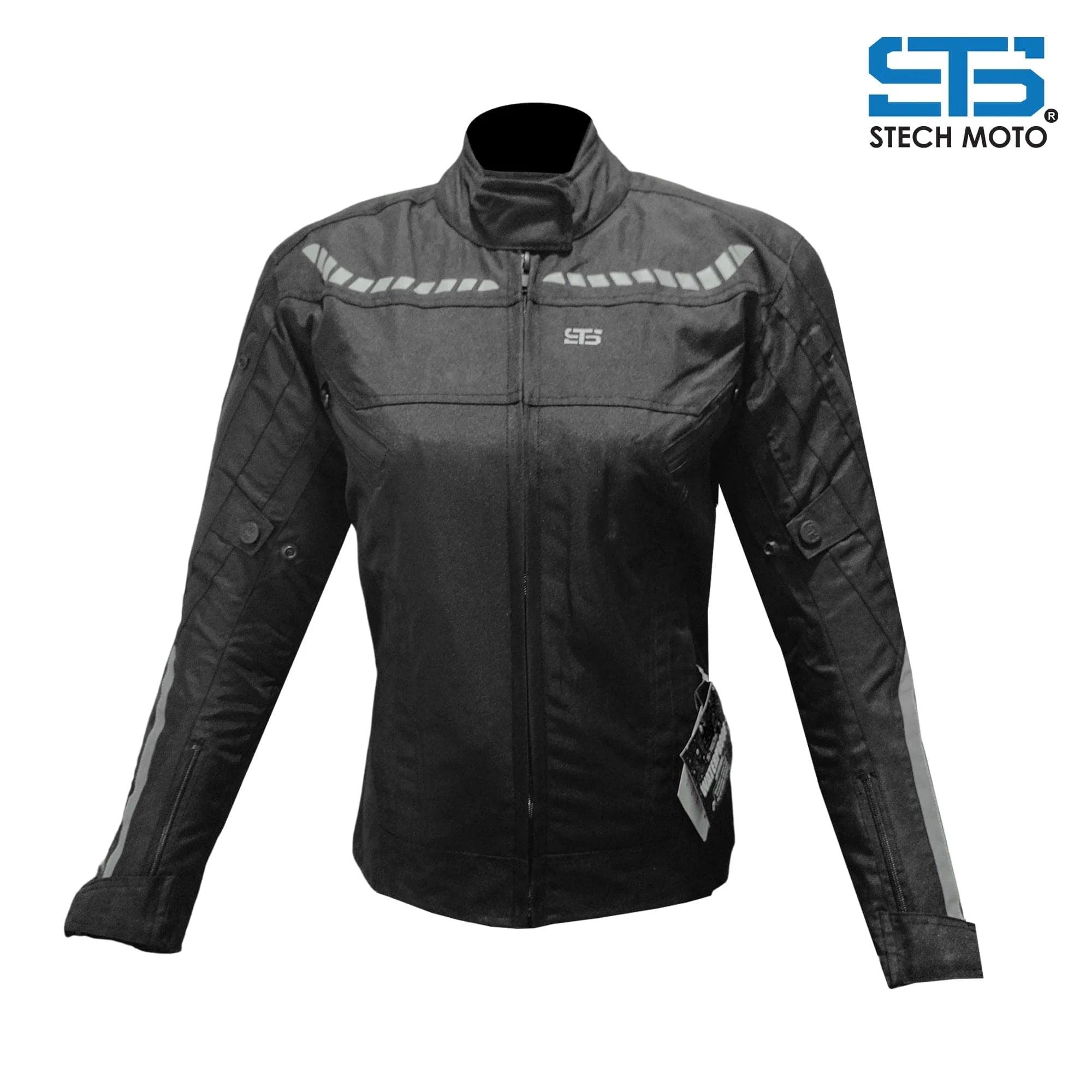 Moto Giubbotto in tessuto donna Stechmoto ST 1602 H2Out 3-strati 4 Stagione - Am Moto-Abbigliamento Moto