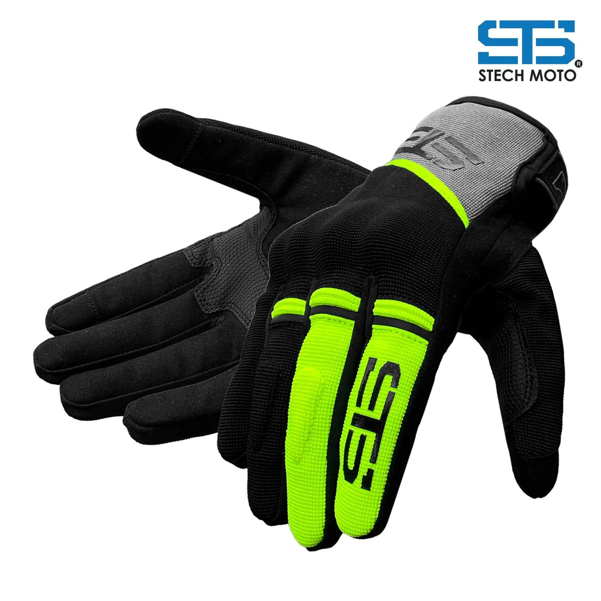 Moto Guanti Stechmoto F-835 Matt Moto cross Enduro Off-Road - Am Moto-Abbigliamento Moto