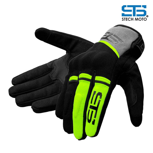 Moto Guanti Stechmoto F-835 Matt Moto cross Enduro Off-Road - Am Moto-Abbigliamento Moto
