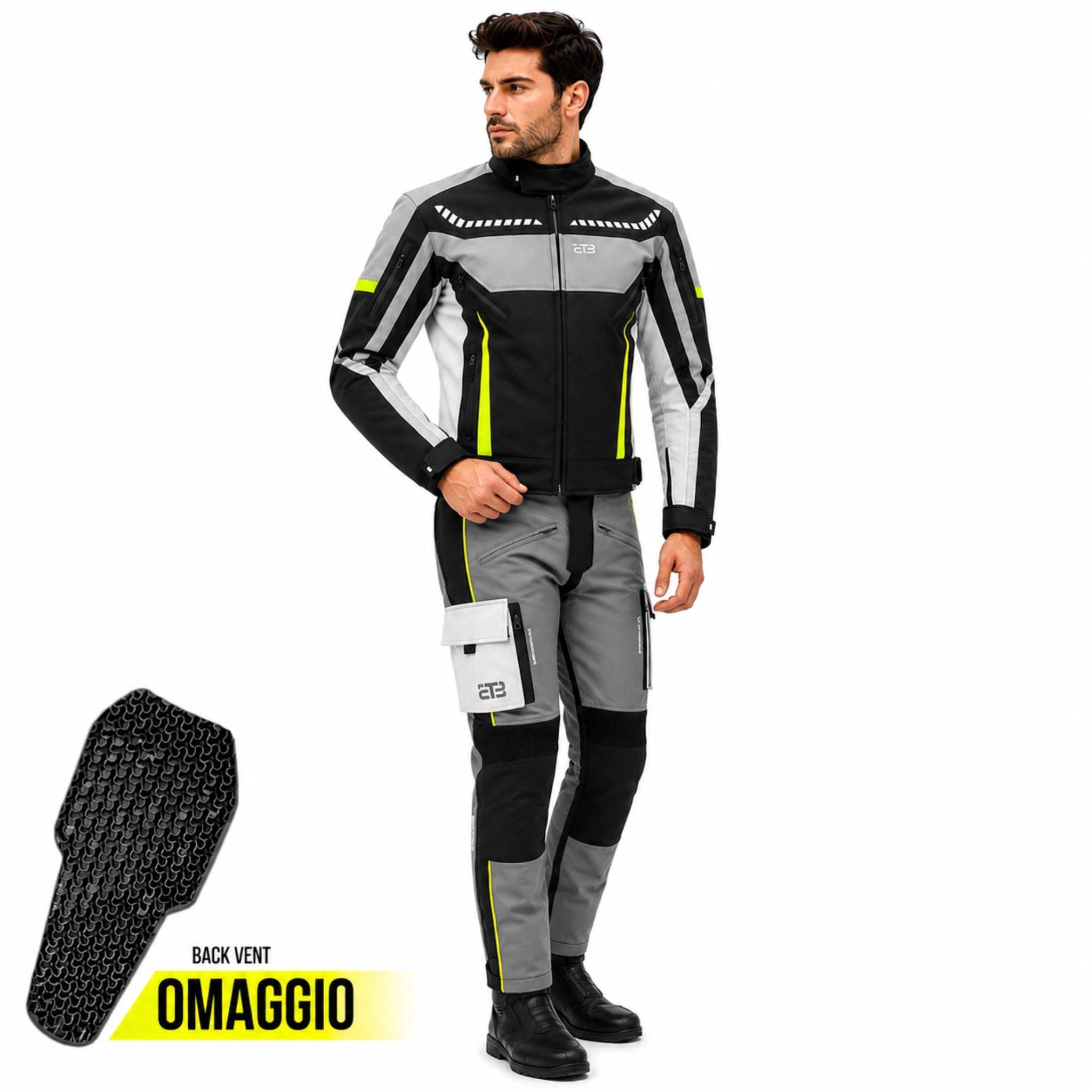 Moto Giacca e pantaloni S-tech ST 1602 X-STELVIO H2Out 3 Strati e 4 Stagione ST