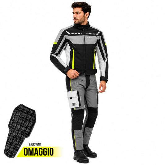 Moto Giacca e pantaloni S-tech ST 1602 X-STELVIO H2Out 3 Strati e 4 Stagione ST