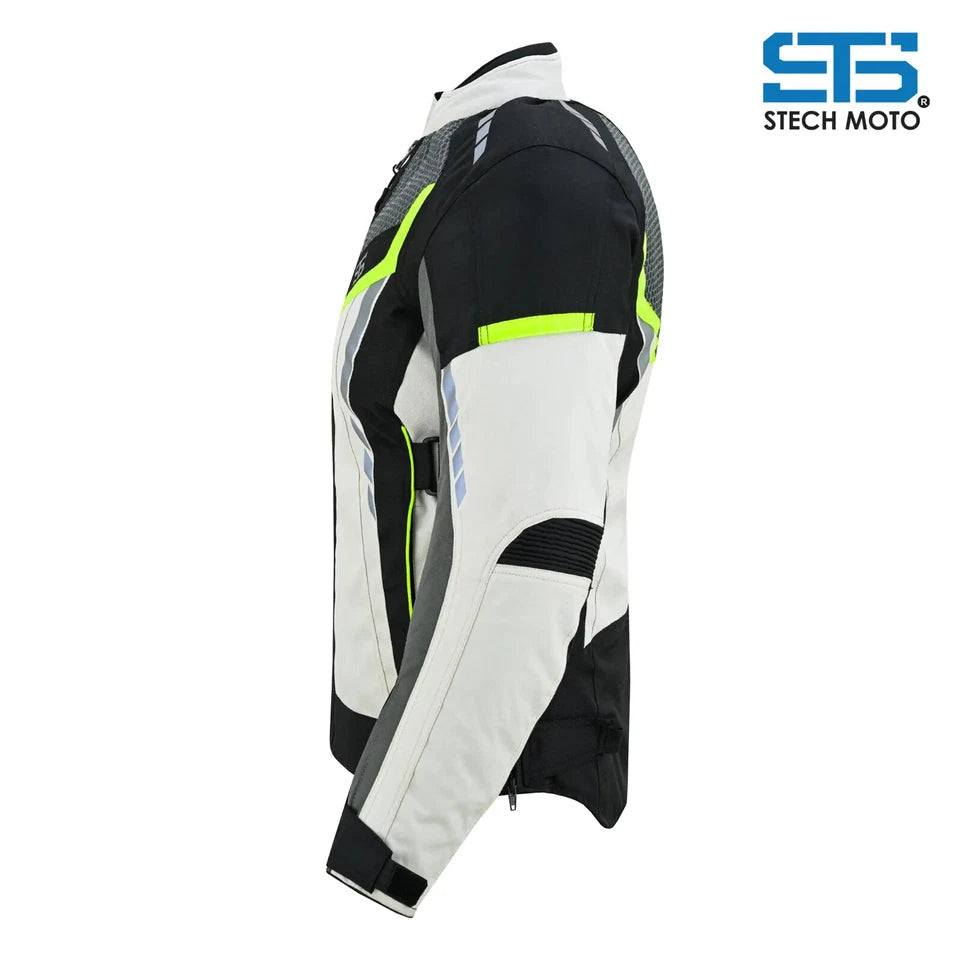 Giubbotto da moto in tessuto S-tech ST 845 BXT-Tex h2out 3-Strati 4-Stagione ST
