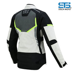 Giubbotto da moto in tessuto S-tech ST 845 BXT-Tex h2out 3-Strati 4-Stagione ST