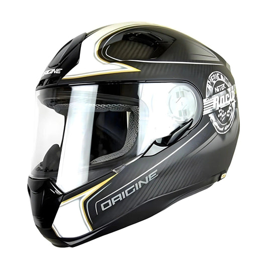 ST Champion Nero Casco Moto Integrale Fibra - Sicurezza Avanzata e Stile - Am Moto-Abbigliamento Moto