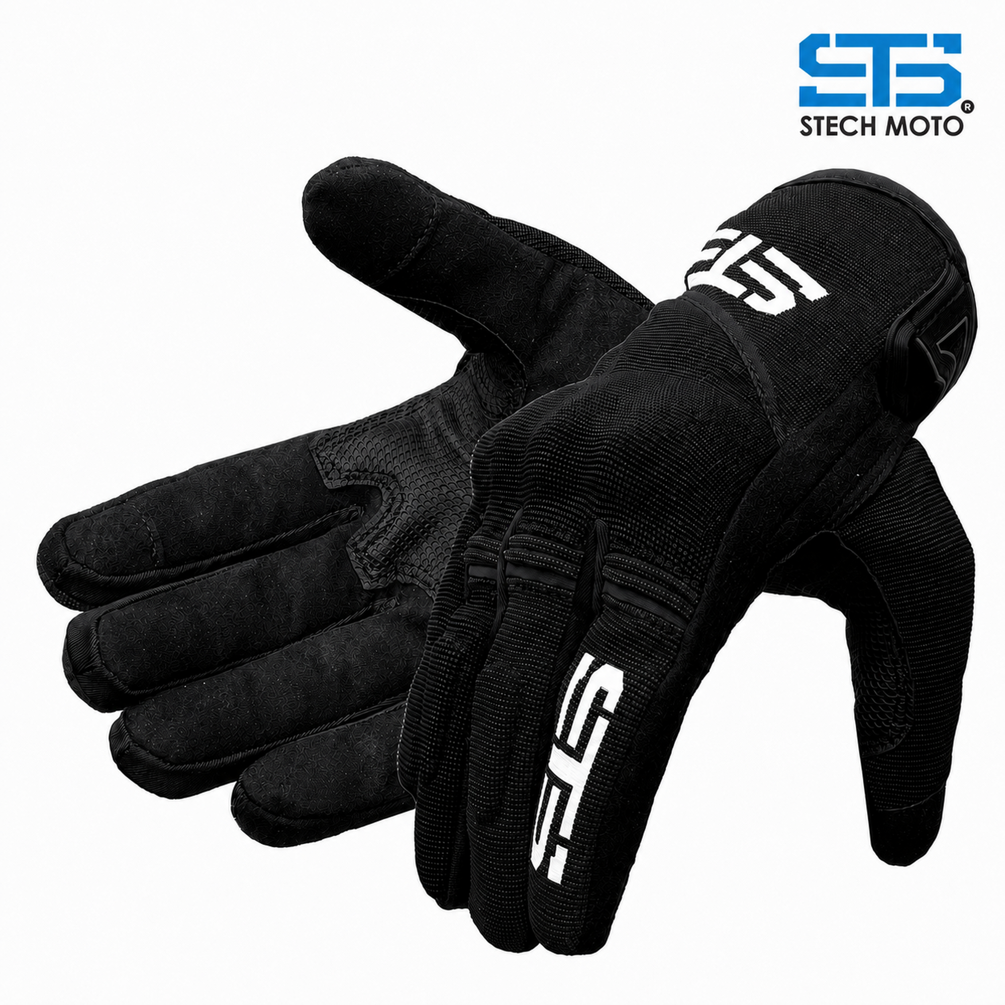 Moto Guanti in tessuto S-tech F-835 Matt Moto cross Enduro Off-Road ST